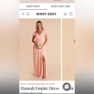 Birdy Grey Blush Gown